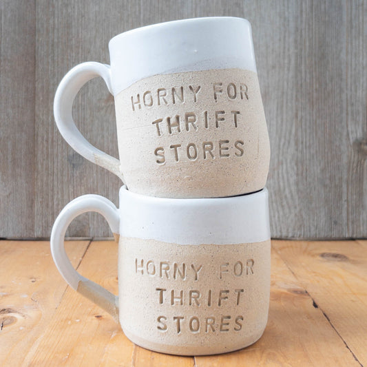 Horny for Thrift Stores Mug - Taylor