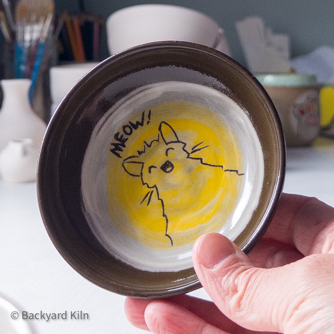 MEOW Cat Bowl by Taylor