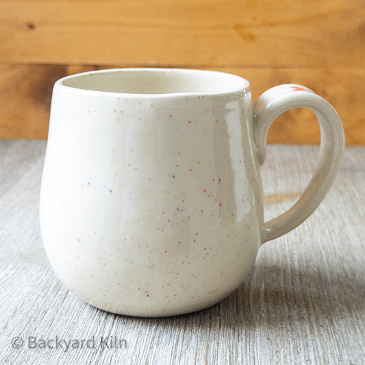 Rainbow Hearts Funfetti Mug #7 by Taylor - SECOND