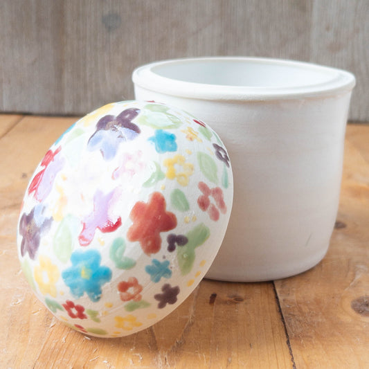 Floral Lid Jar - Taylor