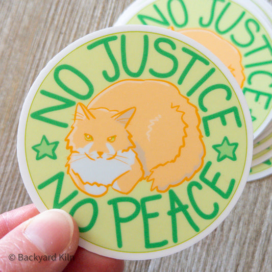 No Justice No Peace Fundraiser Sticker by Taylor