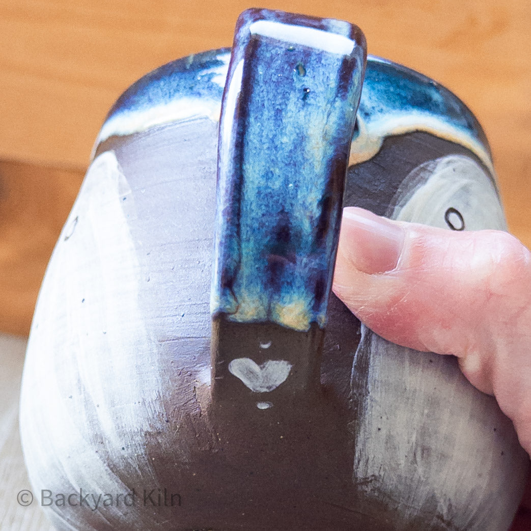 Lg Ghost Mug, Flux Glaze by Taylor