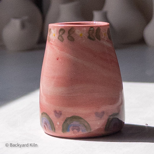 Pink Scandi Mini Vase by Taylor
