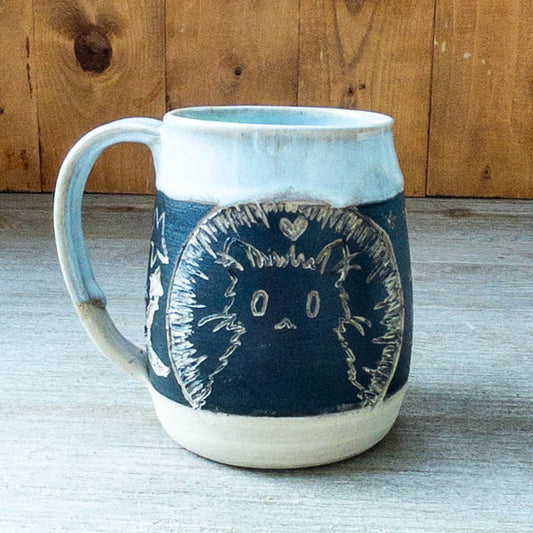 Stars and Cat Mug - Taylor