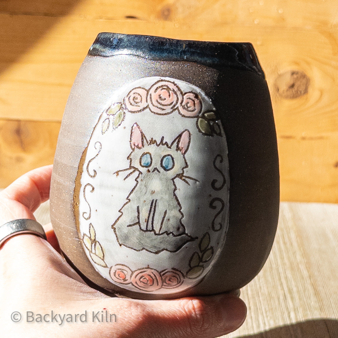 Fundraiser Cat Vase: Lita 2 by Taylor