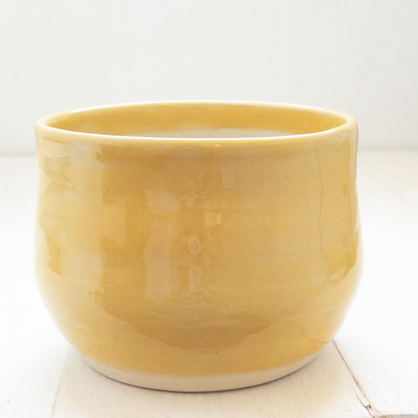 4” Yellow Planter - Taylor