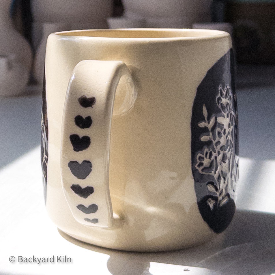 Scandi Black Cat Mug by Taylor