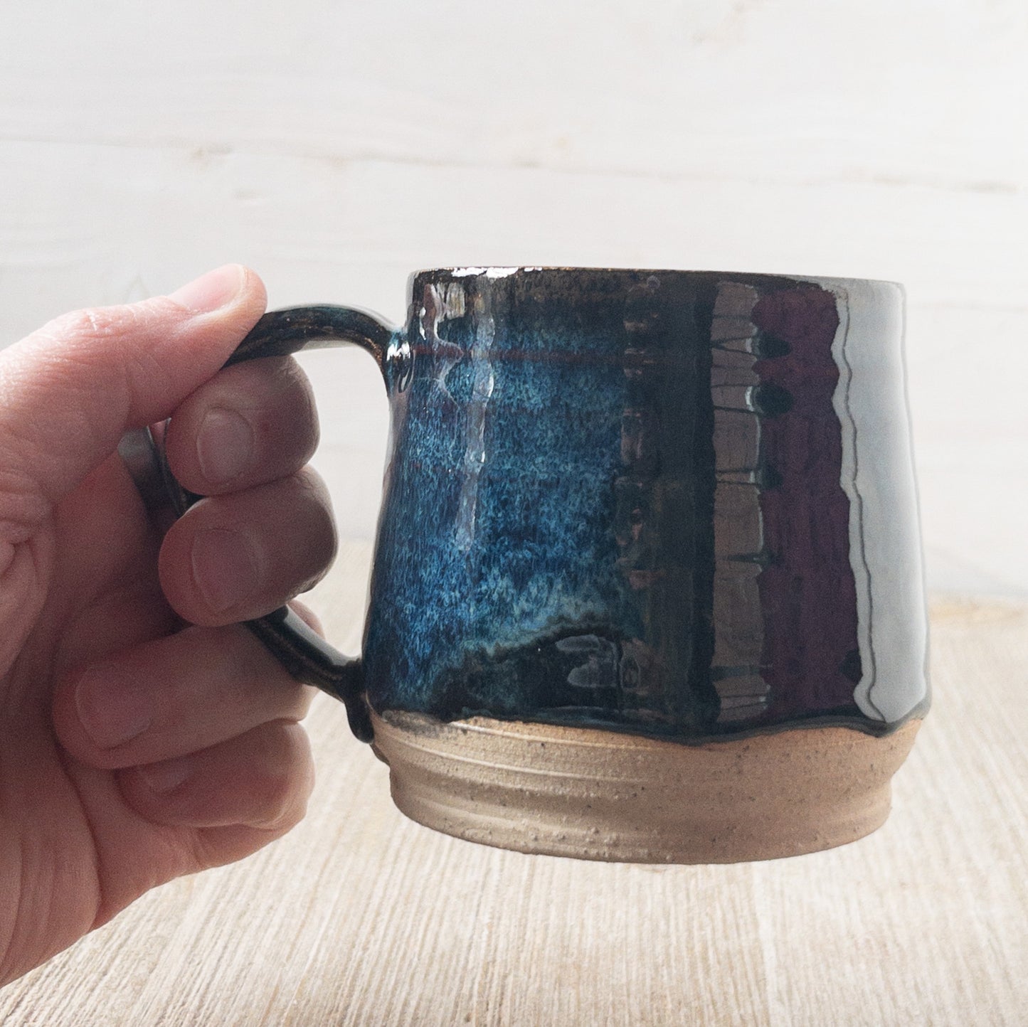 8 oz Small Blue Mug - Taylor