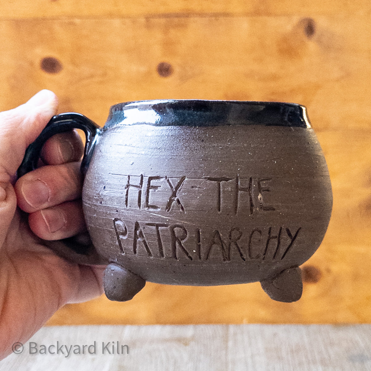Hex the Patriarchy Cauldron Mug by Taylor