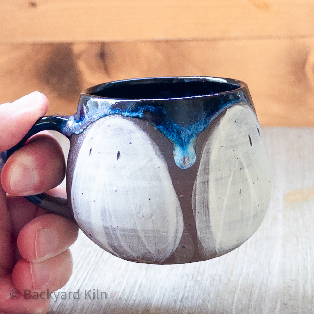 Mini Ghost Mug, Line Eyes by Taylor