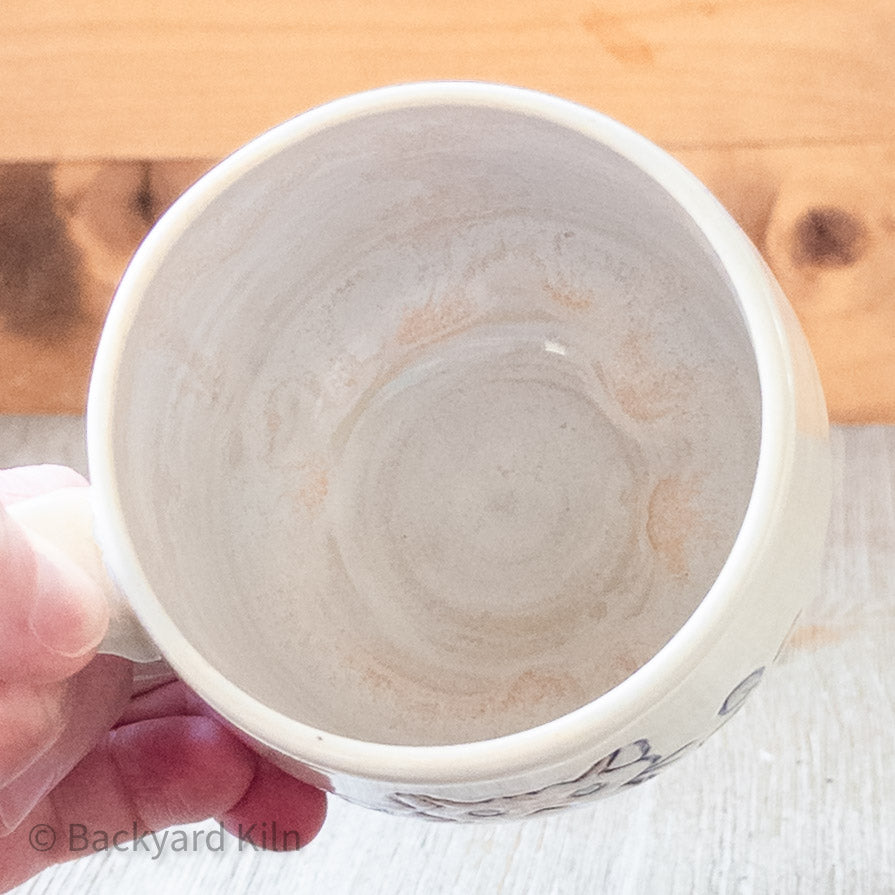 Flame Point Cat Mug by Taylor (White)