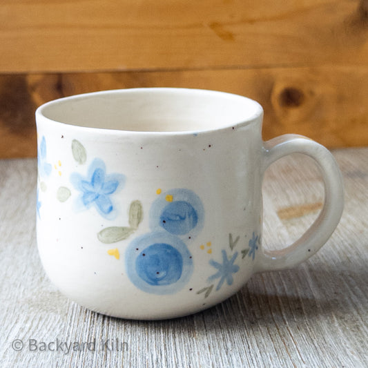 Blue Flowers Mug #3 by Taylor