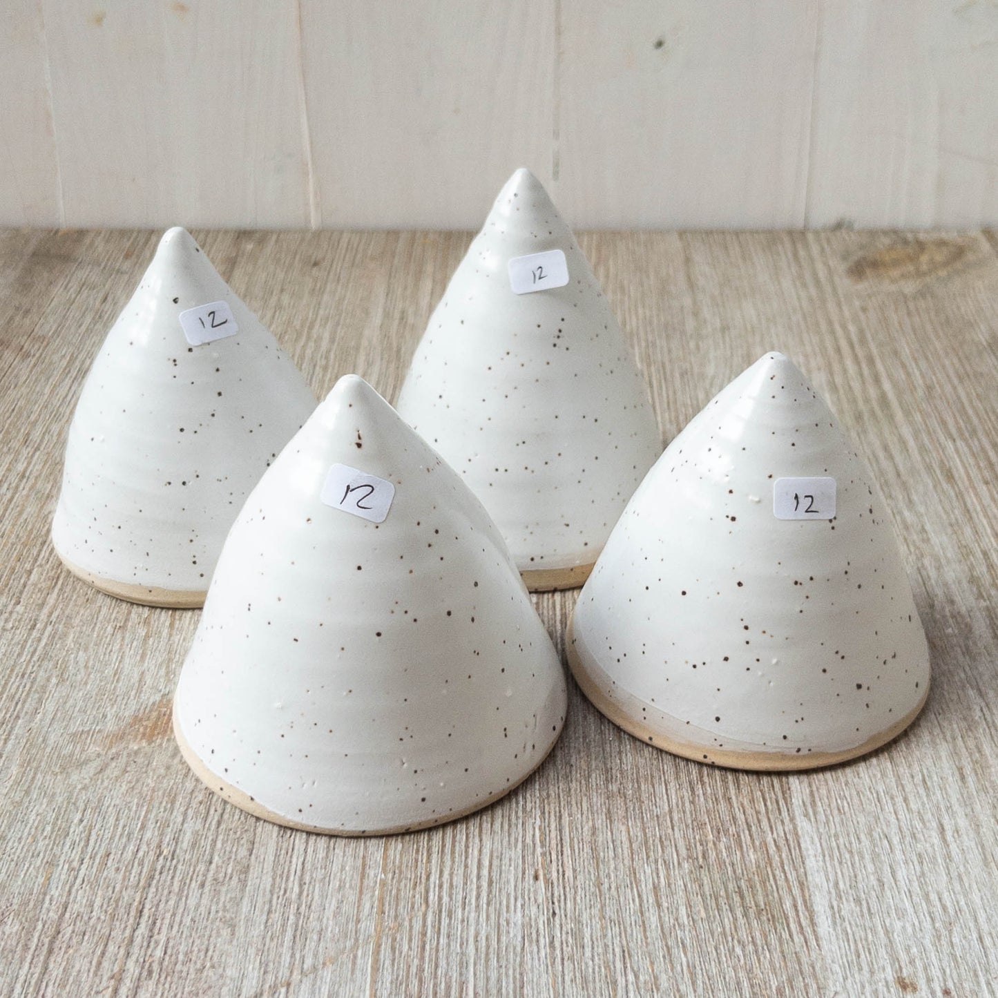 White Ceramic Christmas Trees  - Taylor