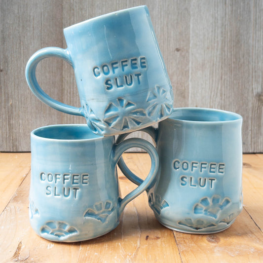 Blue Coffee Slut Mug - Taylor