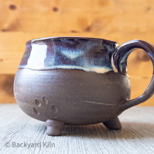 Cat Flowers and Hearts Cauldron Mug by Taylor
