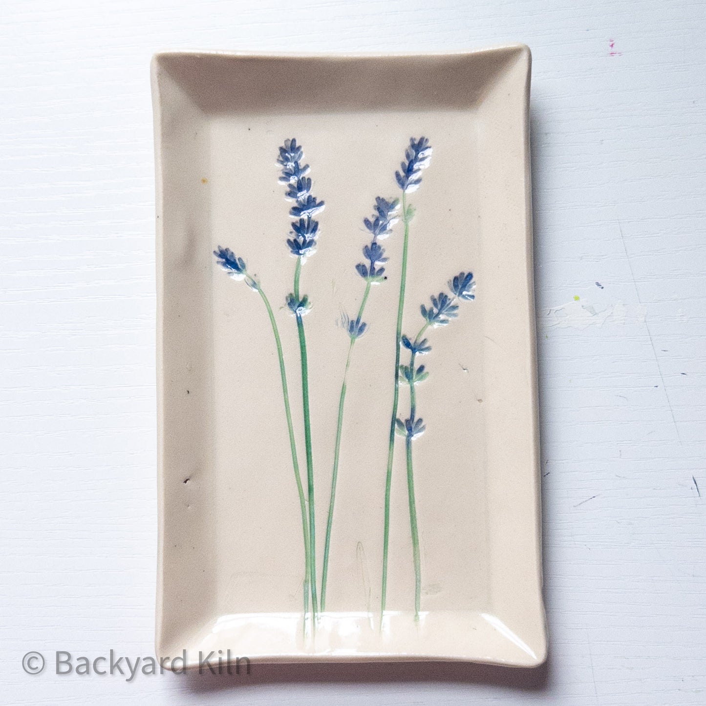 Medium Rectangle Lavender Tray - Taylor