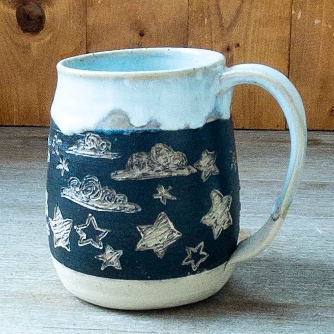 Stars and Cat Mug - Taylor