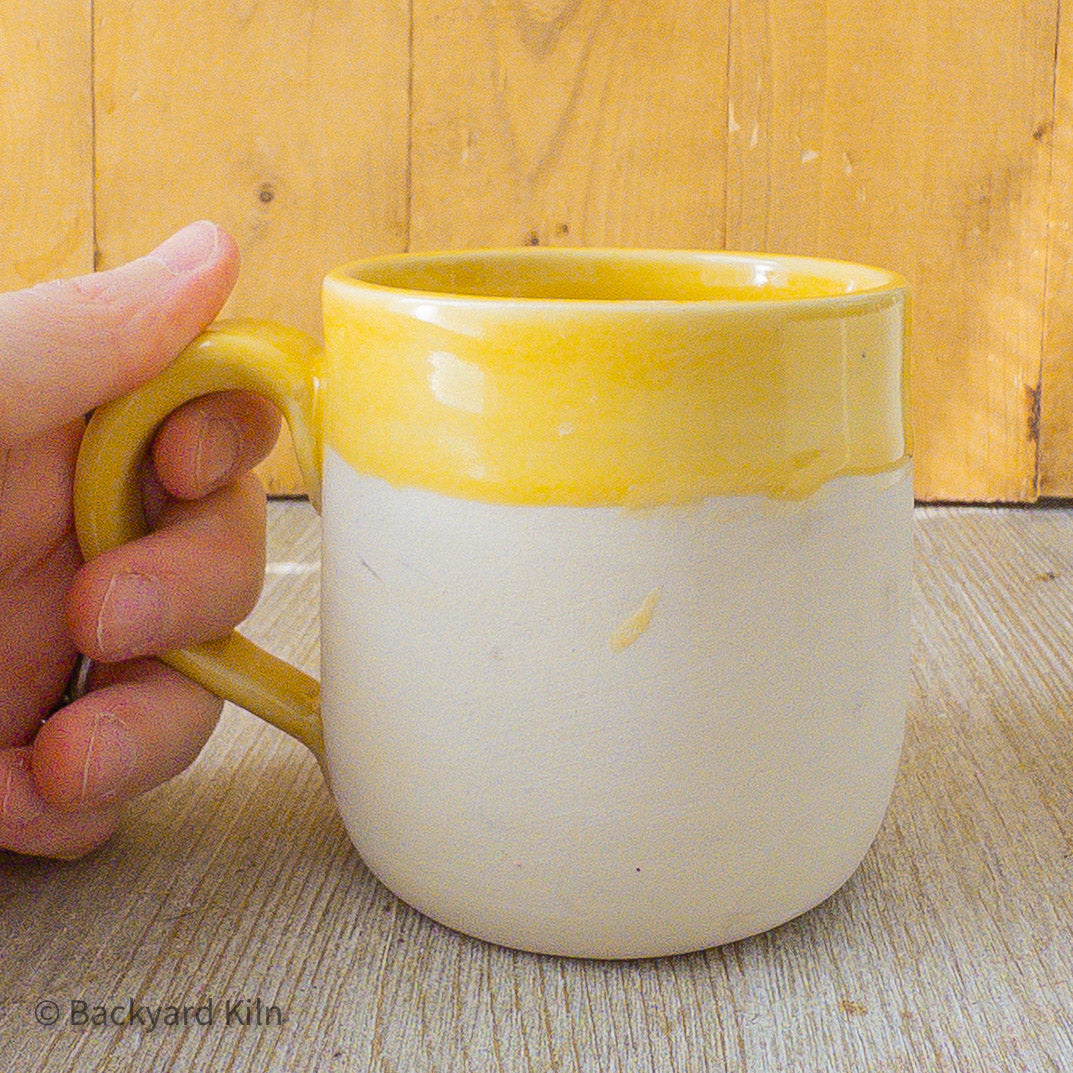 Black Cat Mug Yellow - Taylor