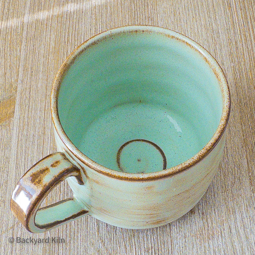 Weathered Aqua Mug #2 - Taylor