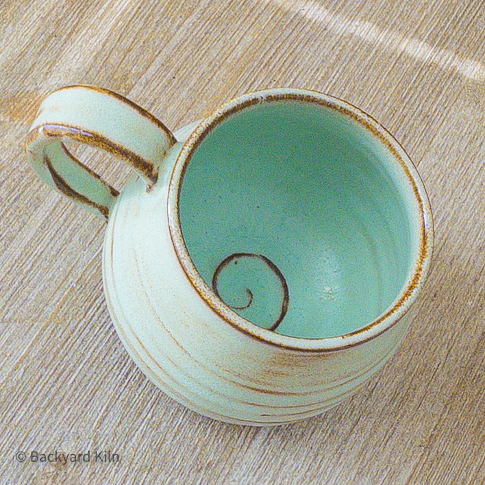 Weathered Aqua Mug #3 - Taylor
