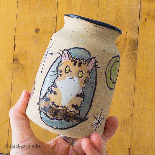 Custom Cat Vase #4 - Taylor