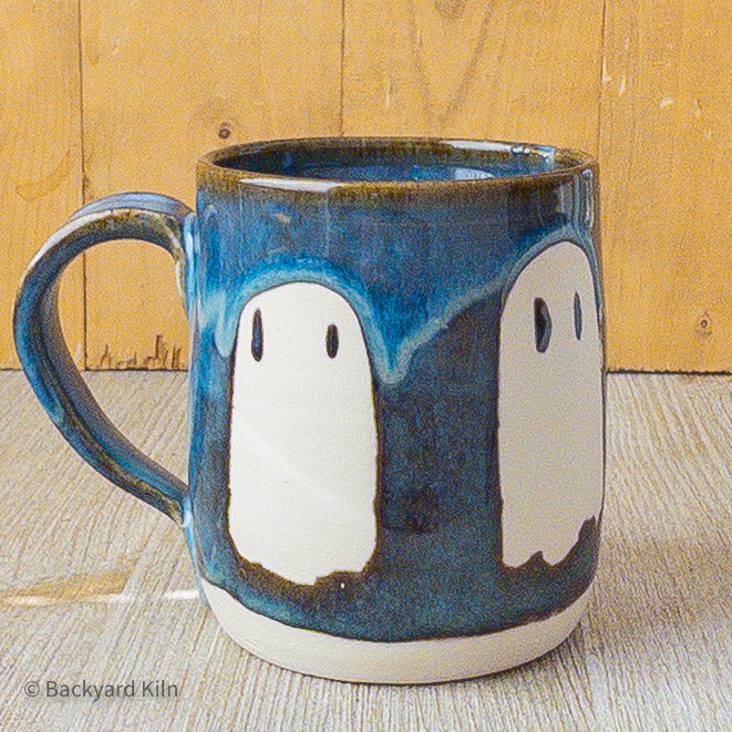 4 Ghost Mug, Dark Blue - Taylor
