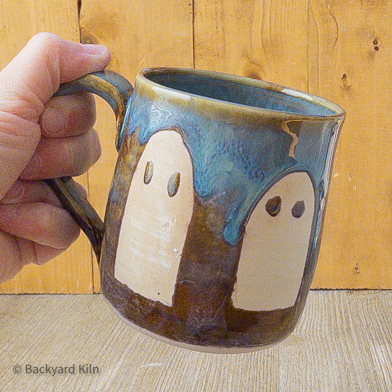 2 Ghost Mug, Light Blue - Taylor
