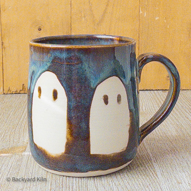 2 Ghost Mug, Dark Blue - Taylor