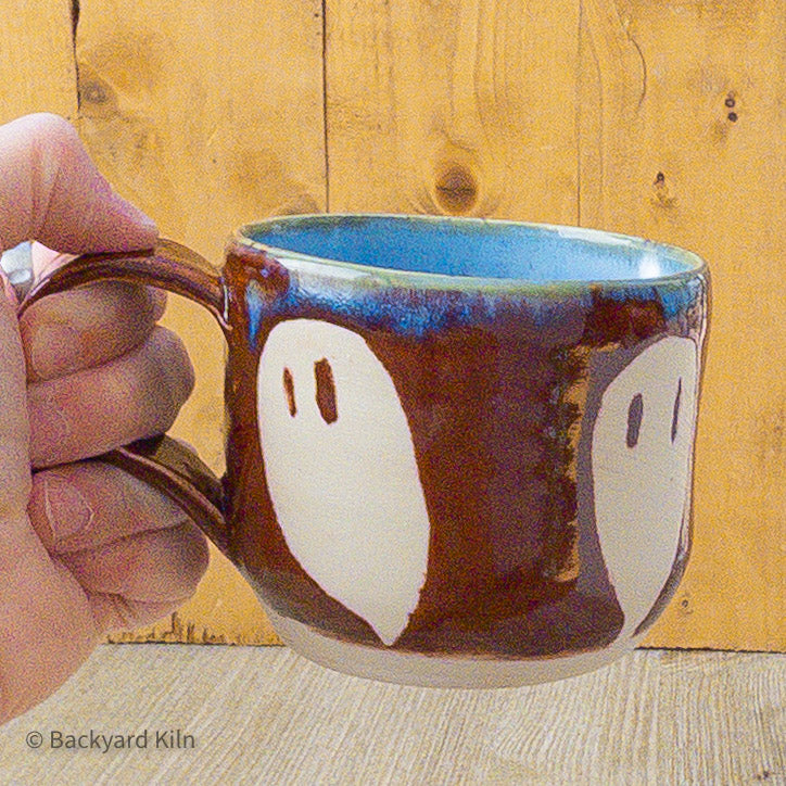 Indigo Interior Ghost Mug - Sophie