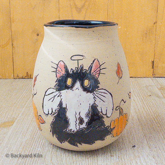 Fundraiser Cat Vase: Frit - Taylor
