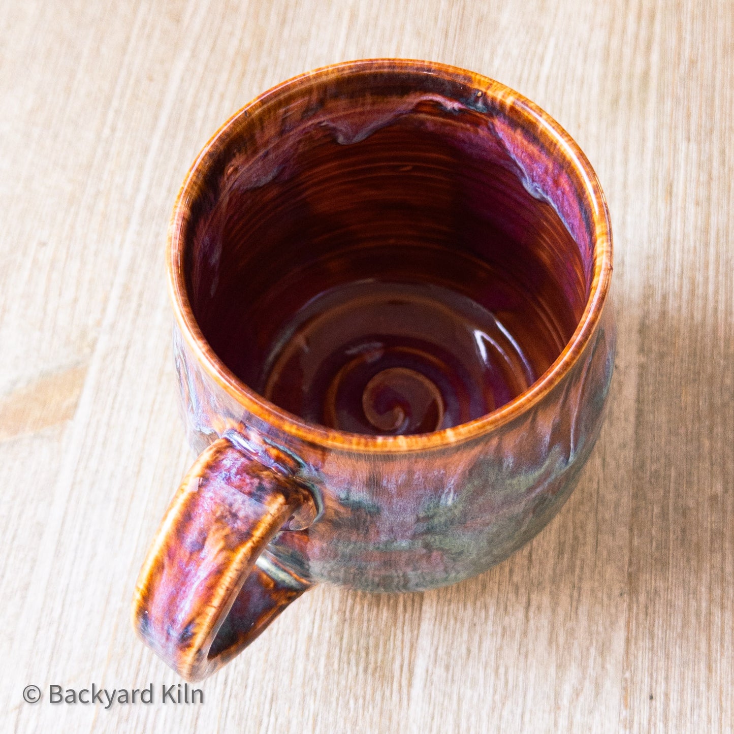 Large Blue/Red Dimensional Mug #1 by Taylor