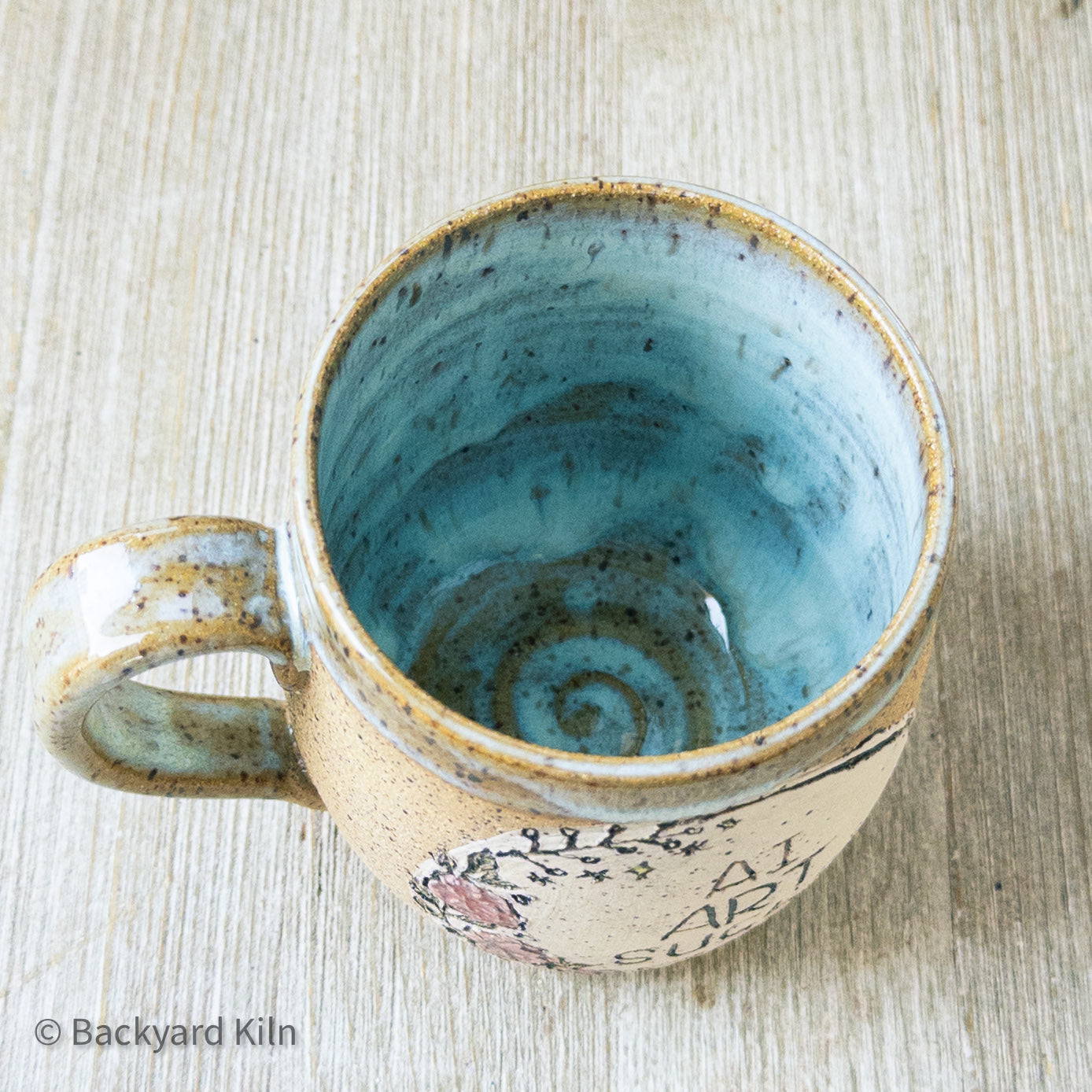 AI Art Sucks Mug Moon Roses by Taylor