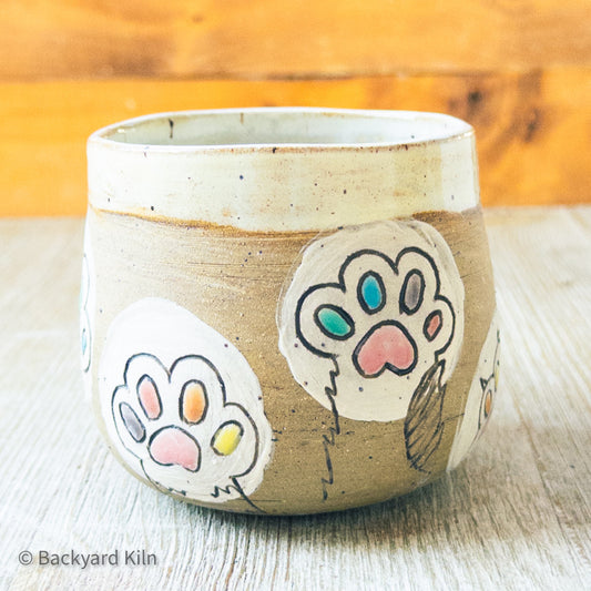 Rainbow Paws Up Mug Small #2 by Taylor