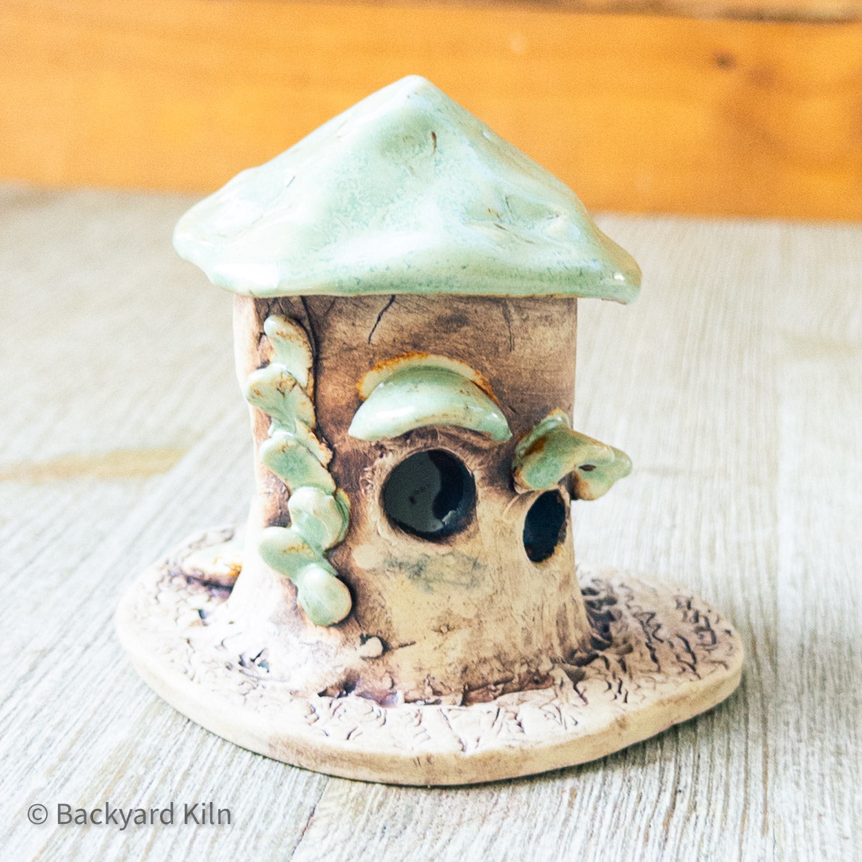 Green Mini Fairy House by Taylor