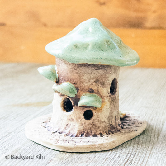Green Mini Fairy House by Taylor