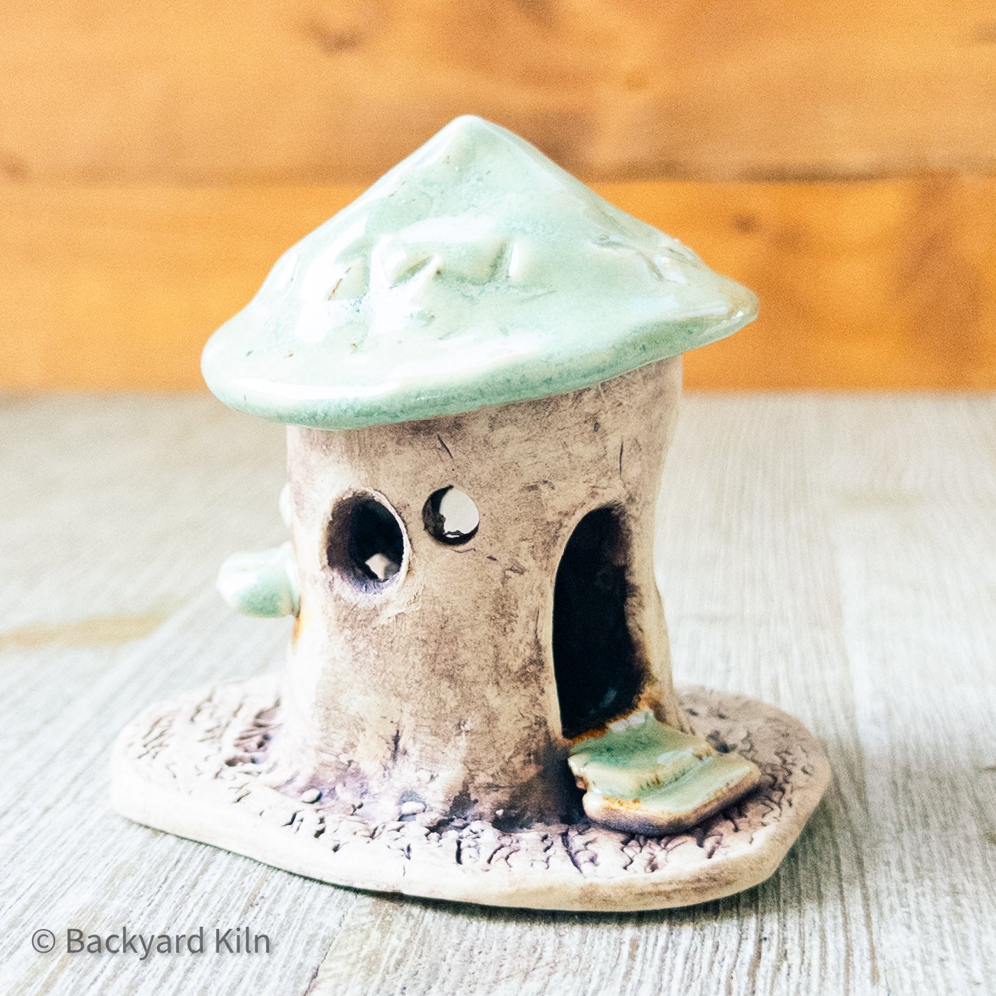 Green Mini Fairy House by Taylor