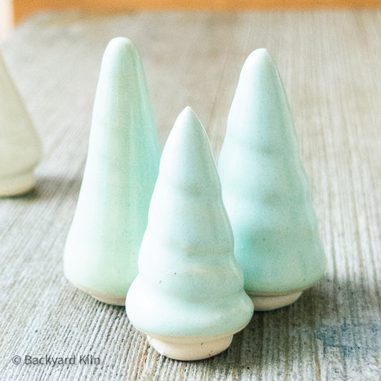 Mini Soft Green Pine Trees, Assorted by Taylor