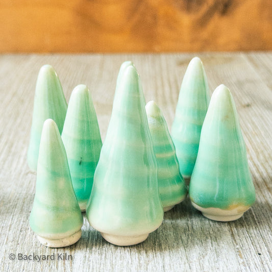 Mini Bright Green Pine Trees, Assorted by Taylor