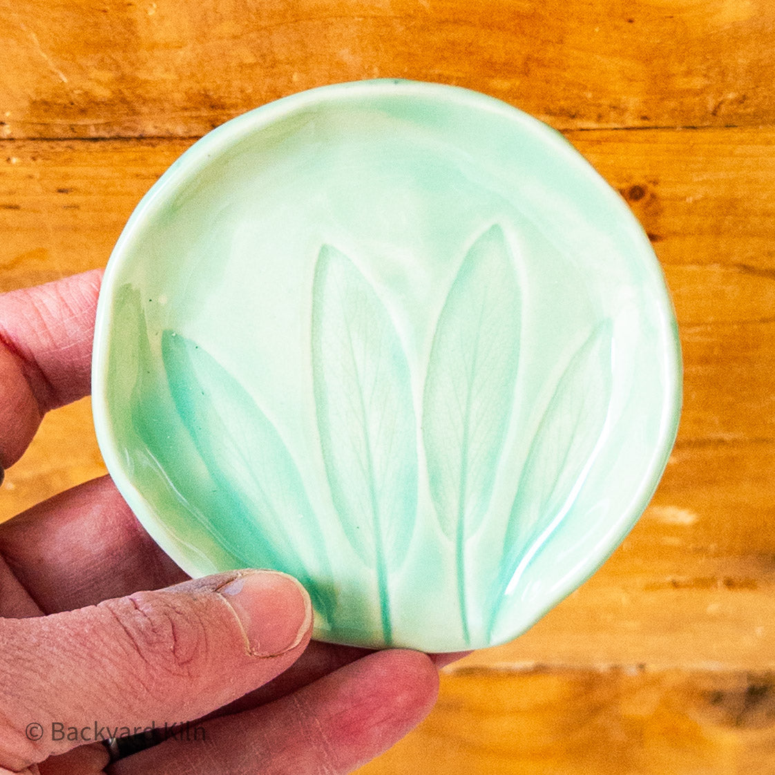 Bright Green Sage Leaf Spoon Rest by Taylor