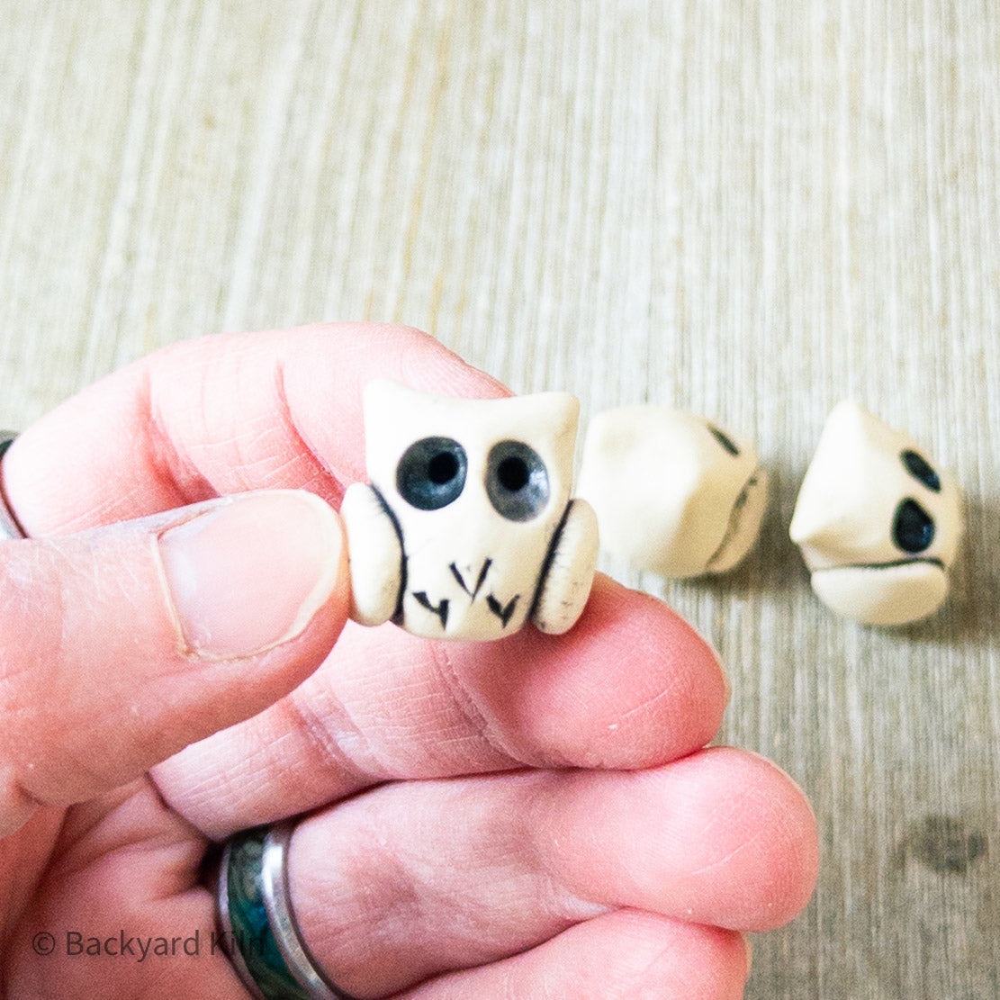 White Mini Owls Assorted by Taylor