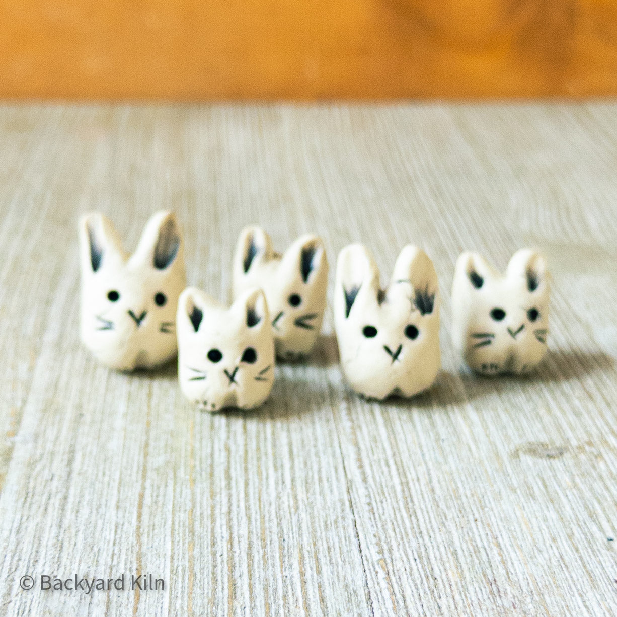 White Mini Bunnies, Assorted by Taylor