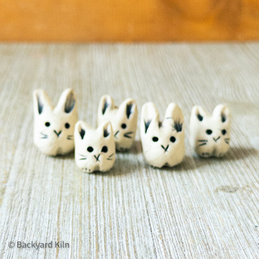 White Mini Bunnies, Assorted by Taylor