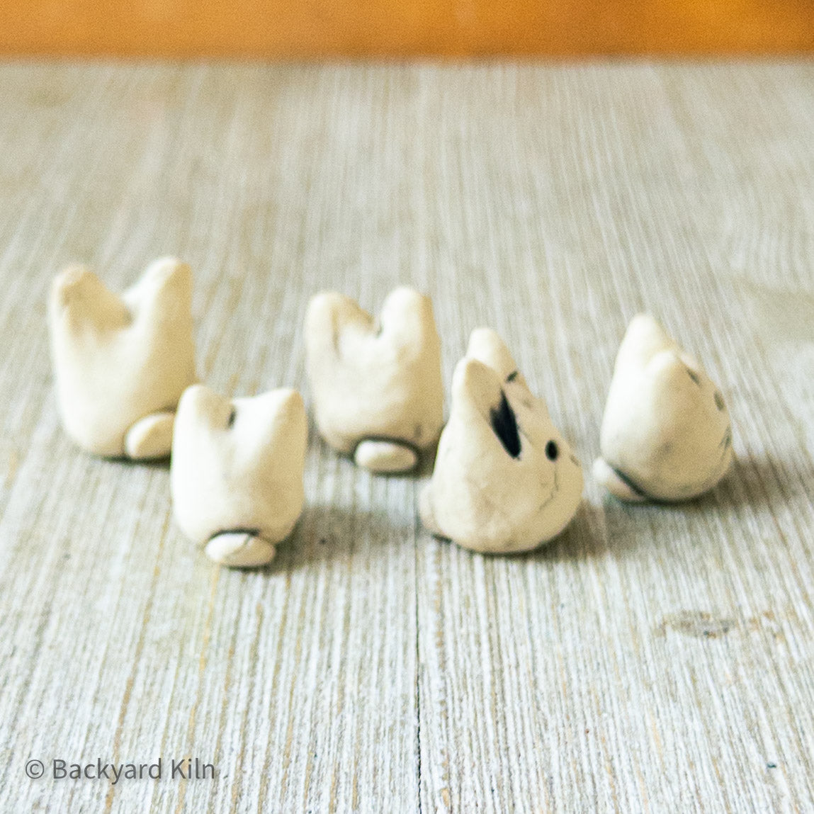 White Mini Bunnies, Assorted by Taylor