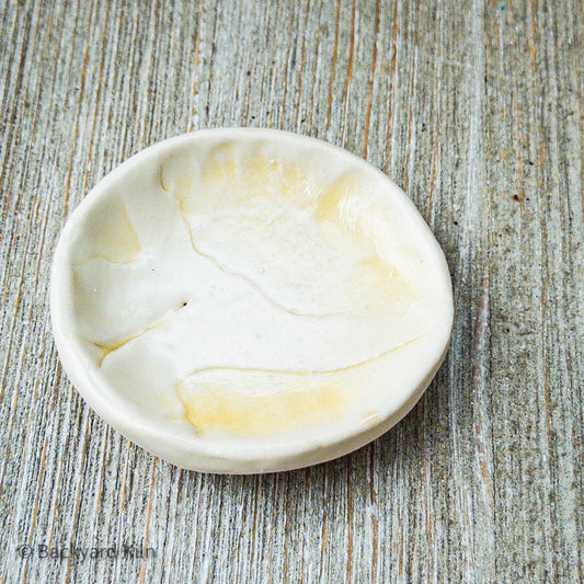 Ginkgo Leaf Dish Round Small - Taylor