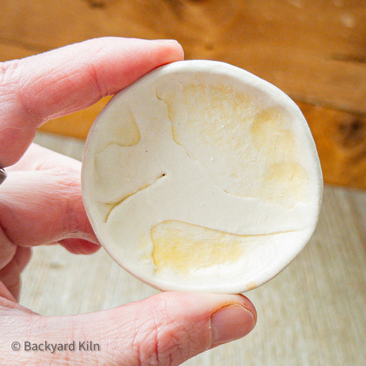Ginkgo Leaf Dish Round Small - Taylor