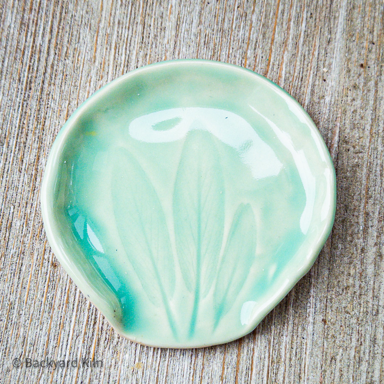 Bright Green Sage Leaf Spoon Rest by Taylor
