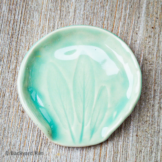 Bright Green Sage Leaf Spoon Rest by Taylor
