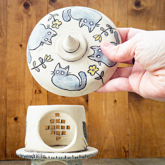 2-Piece Cat Lantern Luminary by Taylor