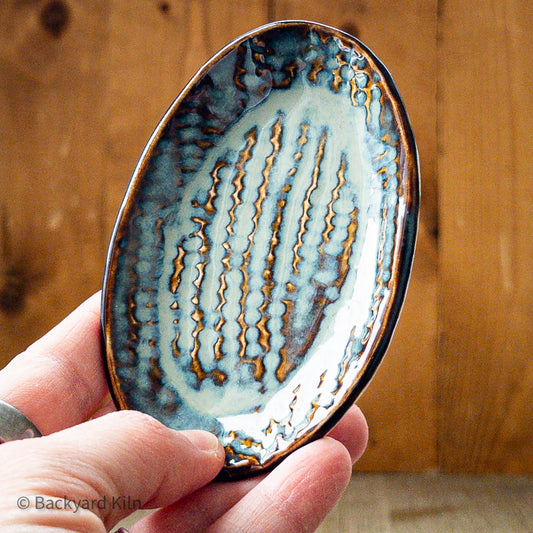 Textured Tray Blue Small - Taylor