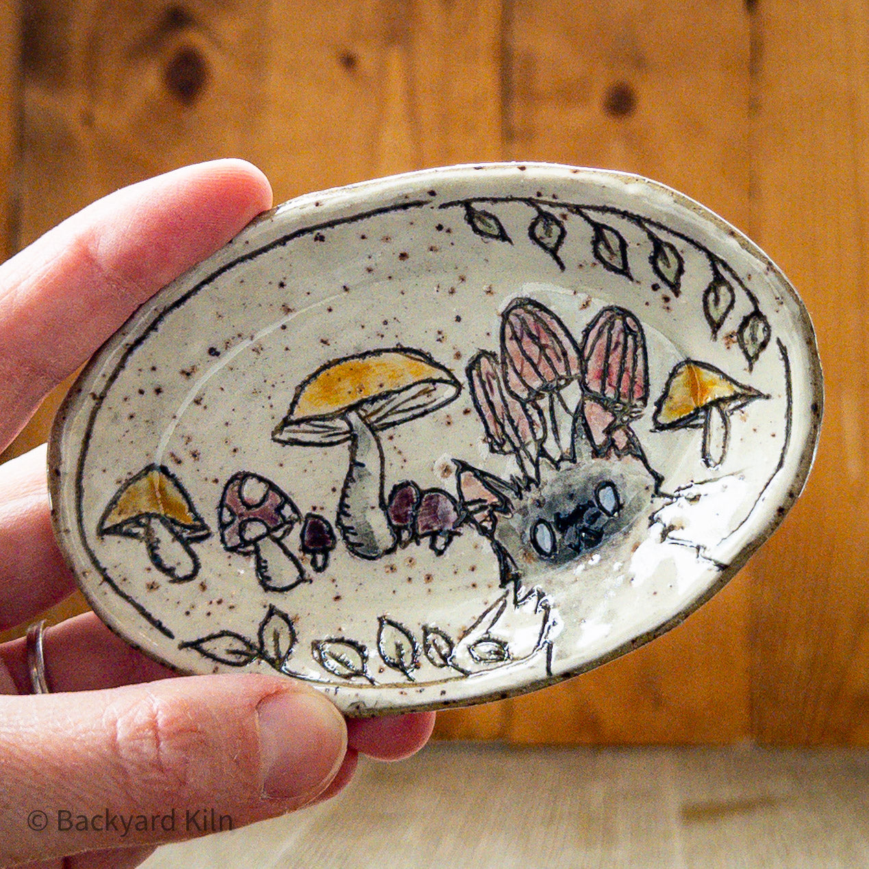 Cat Carved Tray #5 by Taylor